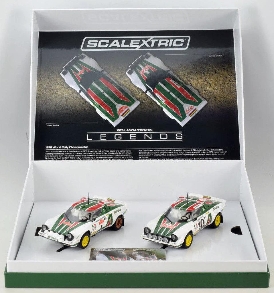 Scalextric C3894A Lancia Stratos 1976 Rally Champions Twin pack 1/32 Slot Car.