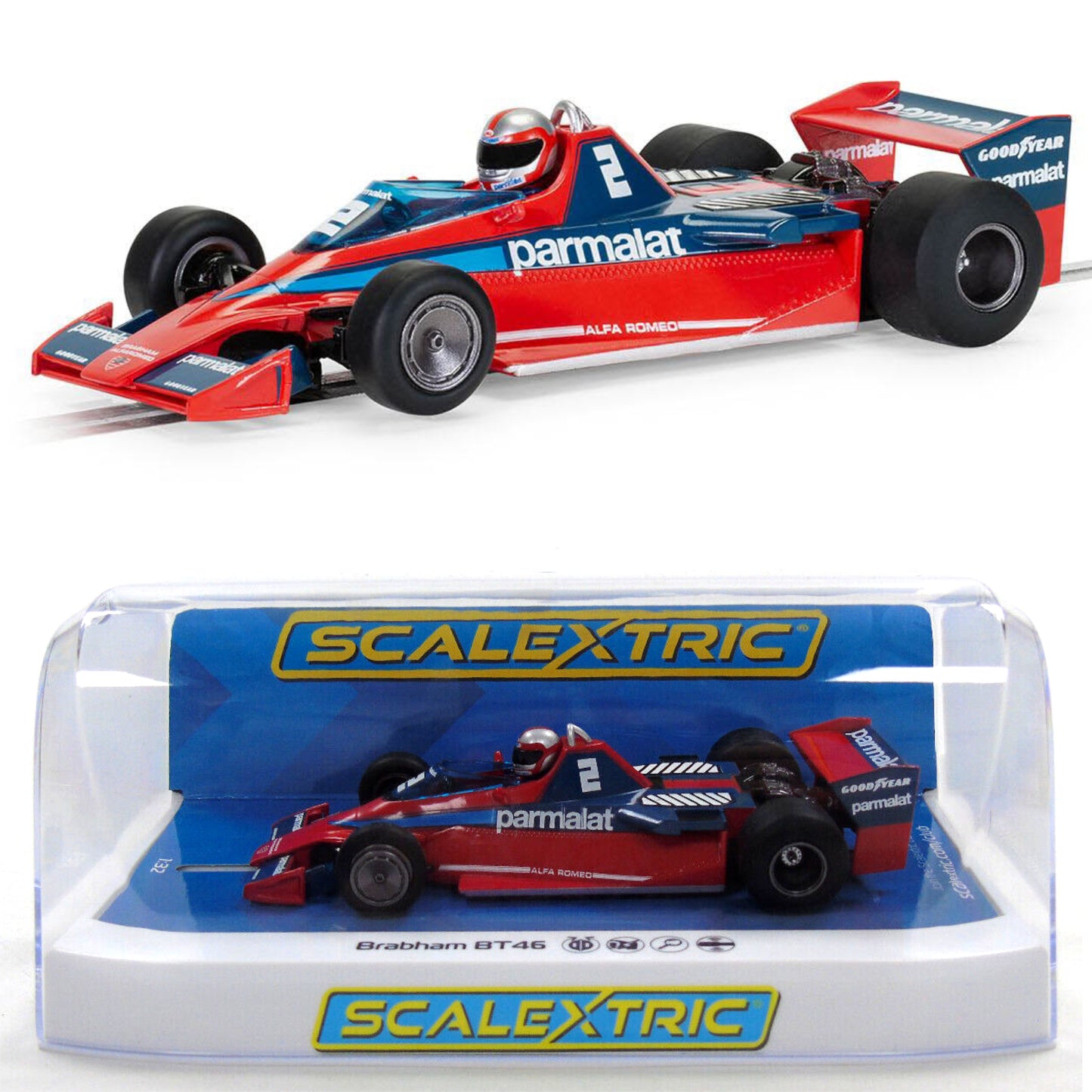 Scalextric C4422 Brabham BT46 Italian GP 1978 John Watson 1/32 Slot Car