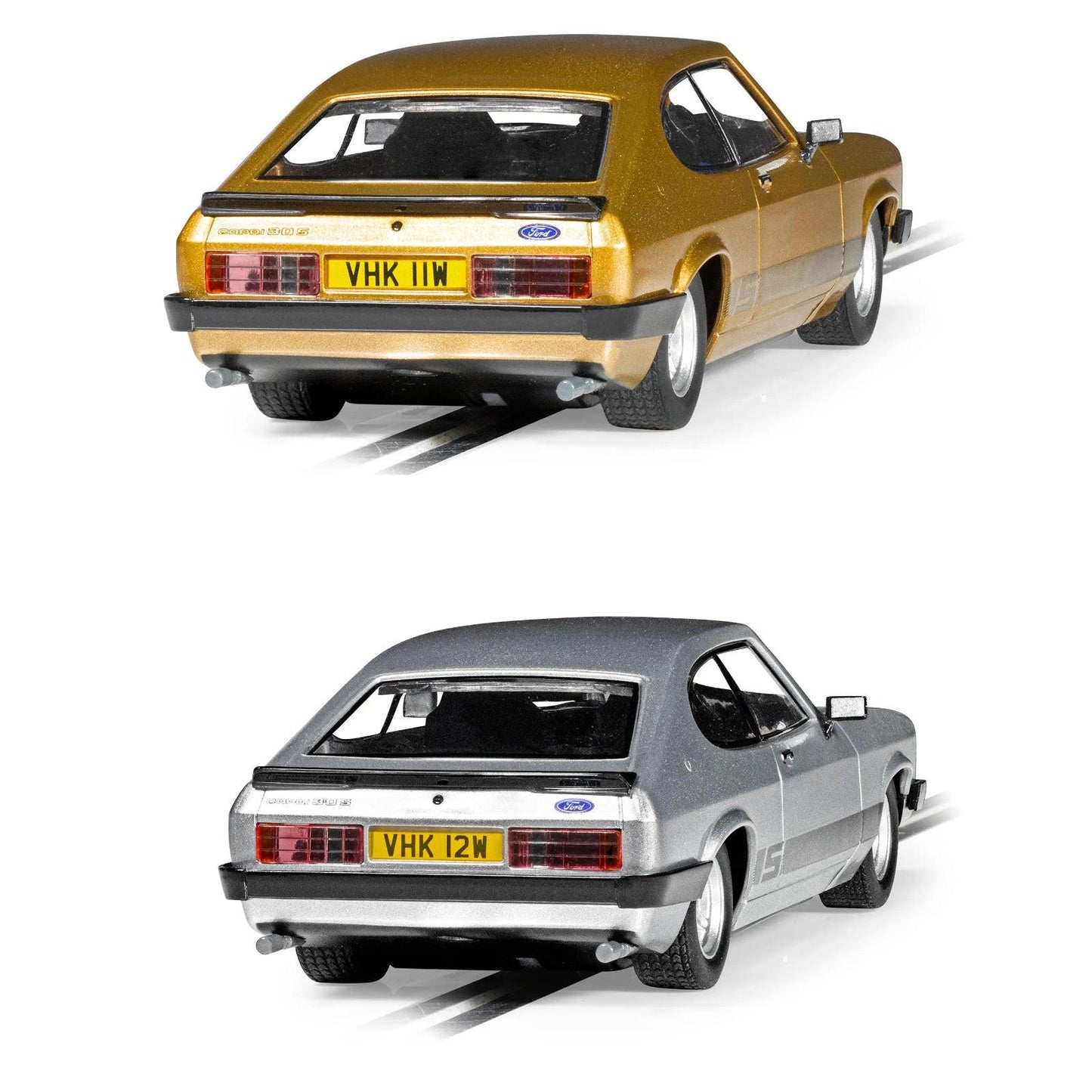 Scalextric C4642 The Professionals Ford Capri Mk III Twin Car Pack 1/32 Slot Car