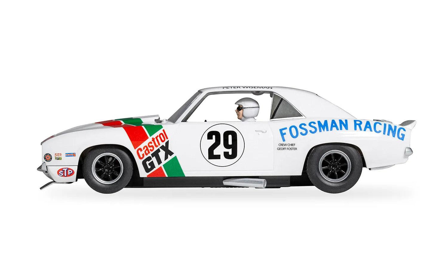 Scalextric C4643 Chevy Camaro Castrol Racing Trans Am 1971 1/32 Slot Car DPR