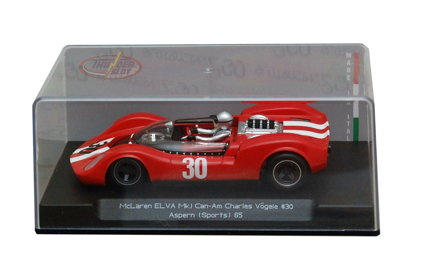 Thunderslot McLaren Elva MkI Can-Am Aspern 1965 Winner 1/32 Slot Car