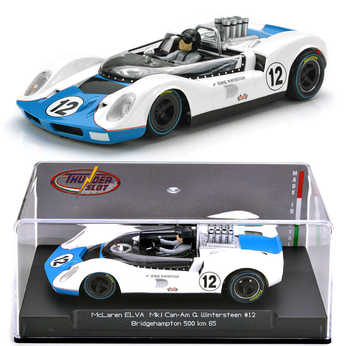 Thunderslot McLaren Elva MkI Bridgehampton 1965 Thunder 1/32 Slot