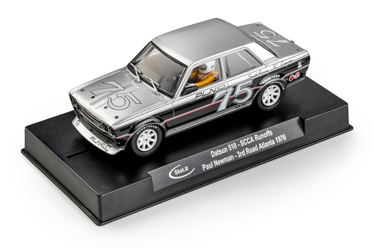 Slot.it Datsun 510 SCCA Runoffs Road Atlanta 1976 Paul Newman 1/32 Slot Car SICA59B