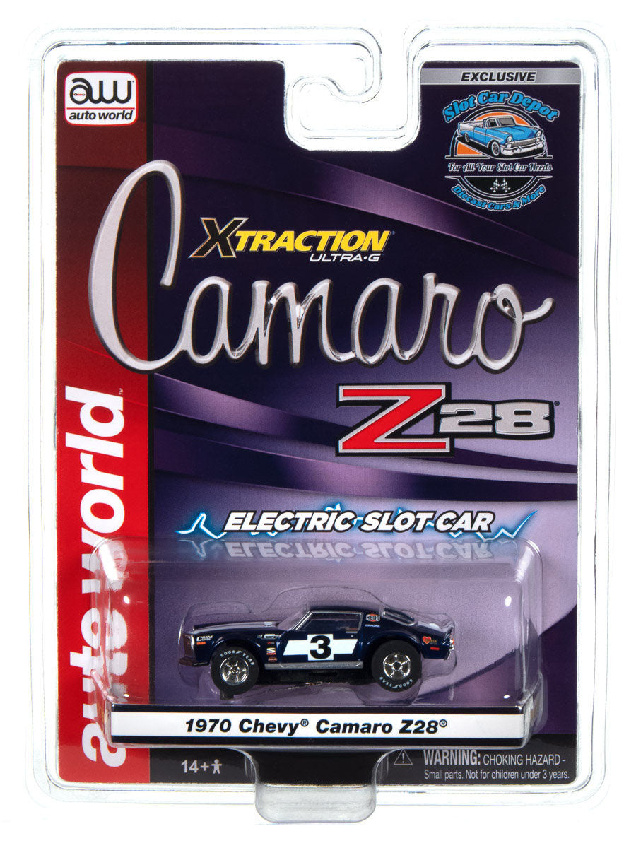 Auto World Exclusive 1970 Chevy Camaro Z28 HO Slot Car for AFX - PowerHobby