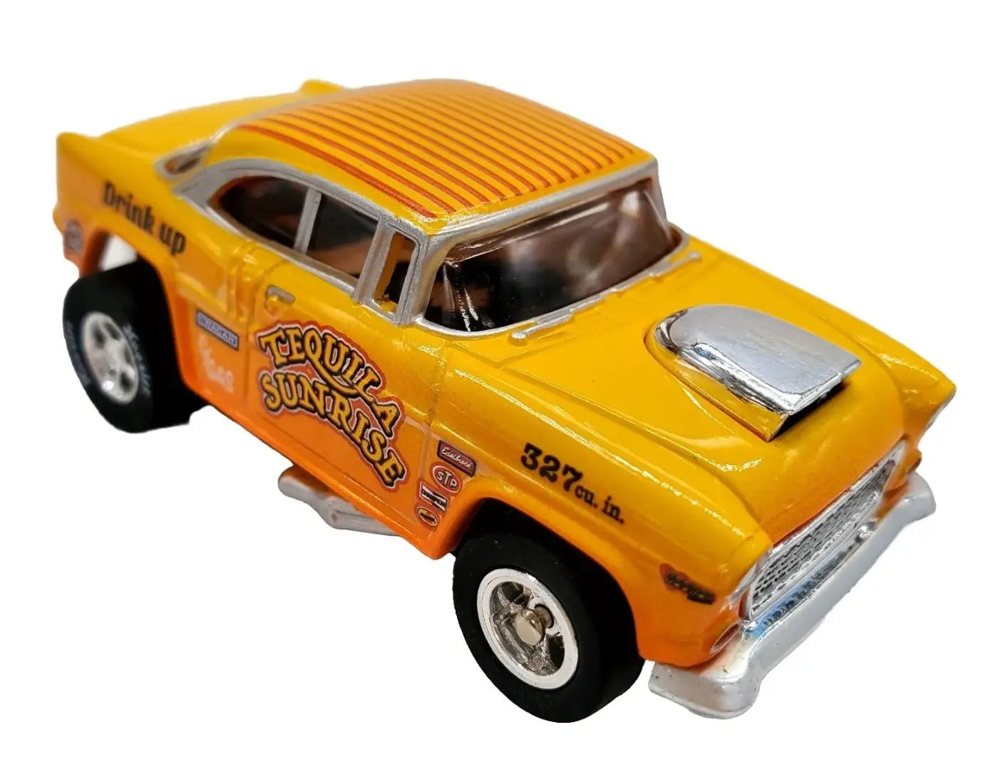 Auto World Exclusive 1955 Chevy Bel Air Tequila Sunrise HO Slot Car for AFX - PowerHobby