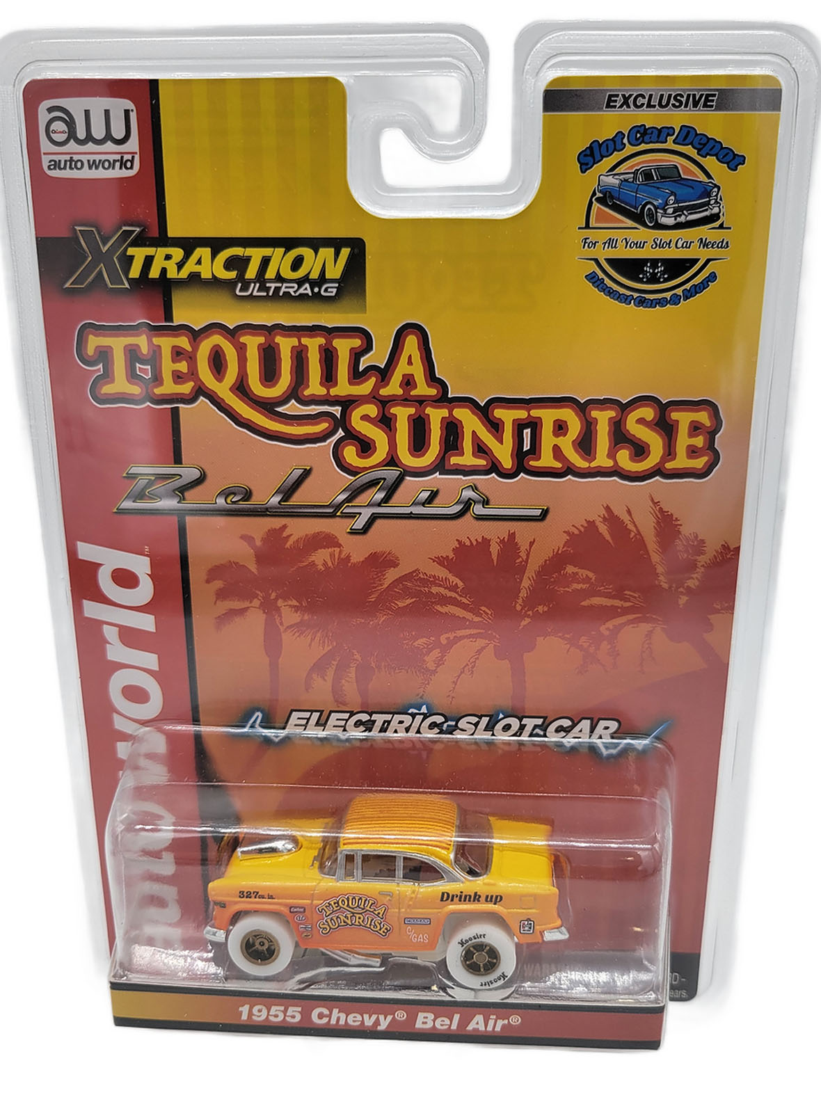 Auto World Exclusive iWheels 1955 Chevy Bel Air HO Slot Car - Only 46 Made - PowerHobby