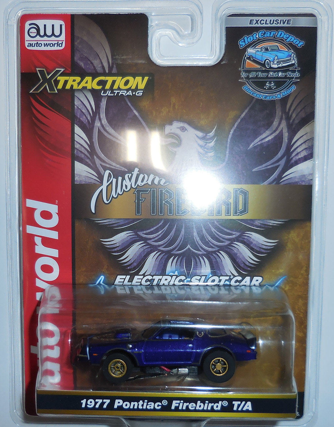 Auto World Exclusive Flamethrower 1977 Pontiac Firebird HO Slot Car For AFX - PowerHobby