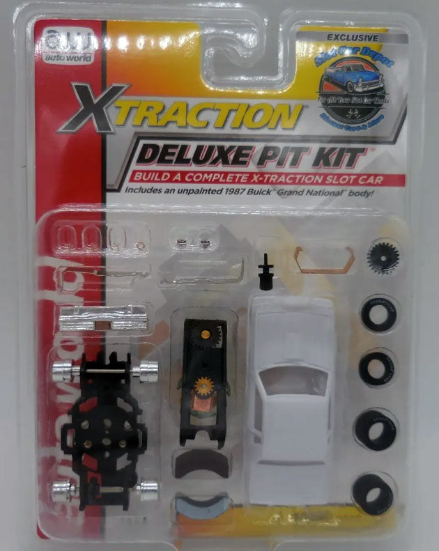 Auto World '87 Buick Grand National Exclusive Xtraction Pit Kit HO Slot Car Pitkit - PowerHobby