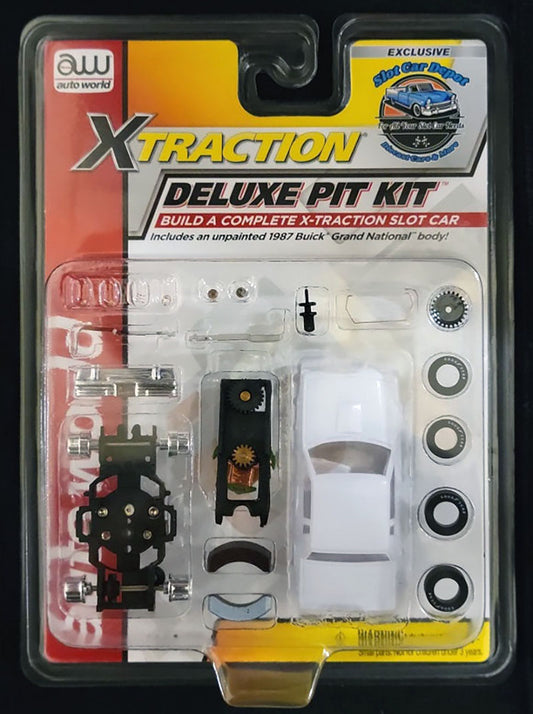 Auto World '87 Buick Grand National Exclusive Xtraction Pit Kit HO Slot Car Pitkit - PowerHobby