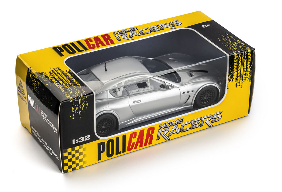 Policar Maserati GT4 Silver 1/32 Slot Car for Slot.it Carrera Scalextric Home Racing