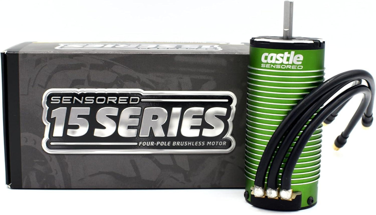 Castle Creations 1520 1650KV V2 Sensored 4-Pole Brushless Sensored Motor.