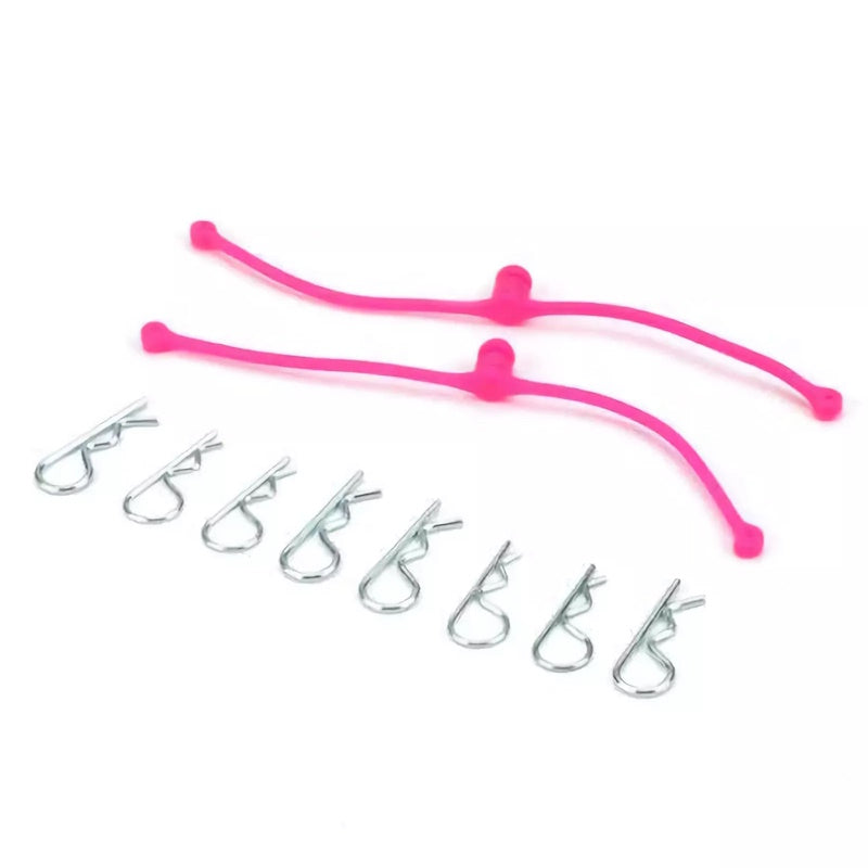 Durbo 2251 Body Klip Retainers Pink (2) Clips