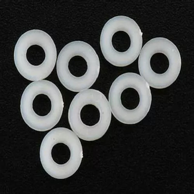 Dubro 636 #6 Flat Nylon Washer (8)