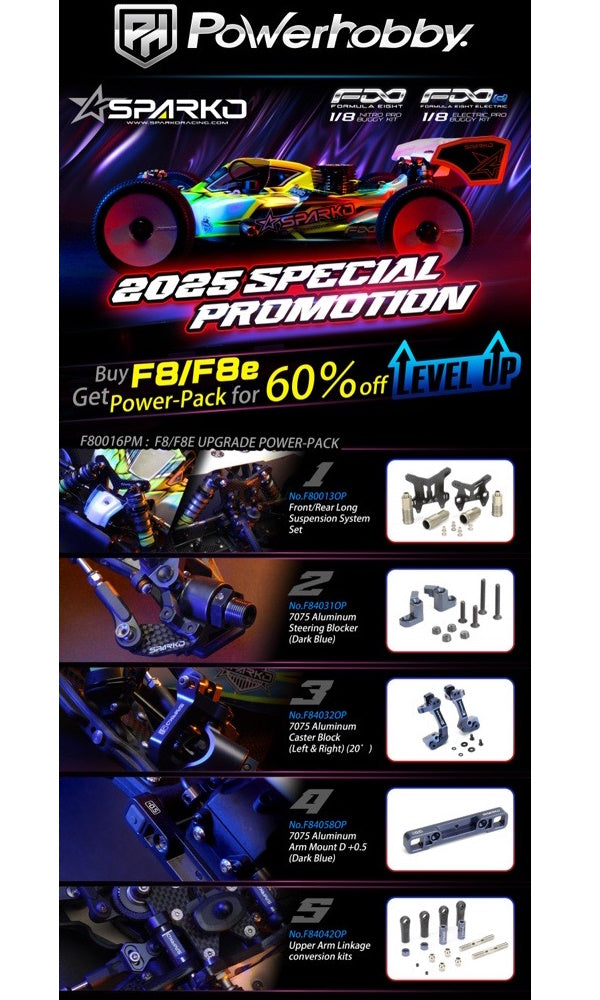 Sparko F8 Upgraded Power-Pack for F8/F8e Truggy