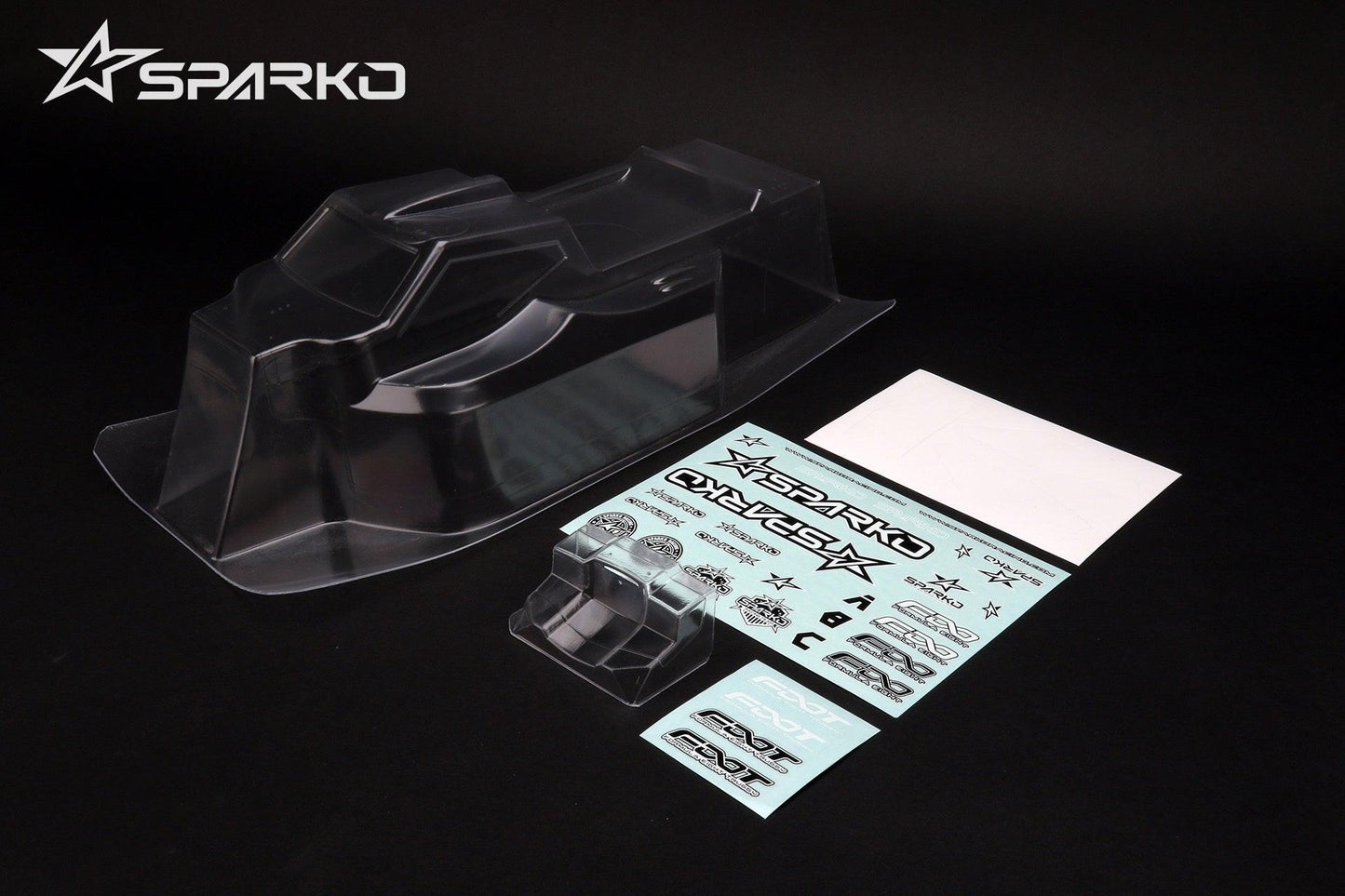 Sparko 1/8 EP Truggy Clear Body Shell