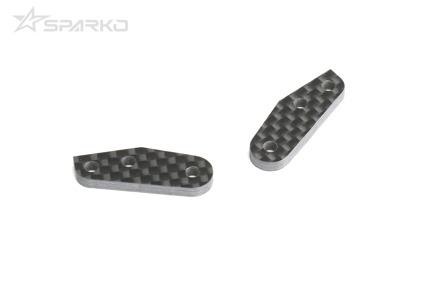 Sparko F8T Truggy Carbon Fiber Steering Knuckle Plate (R=L) 3.0mm (2pcs)