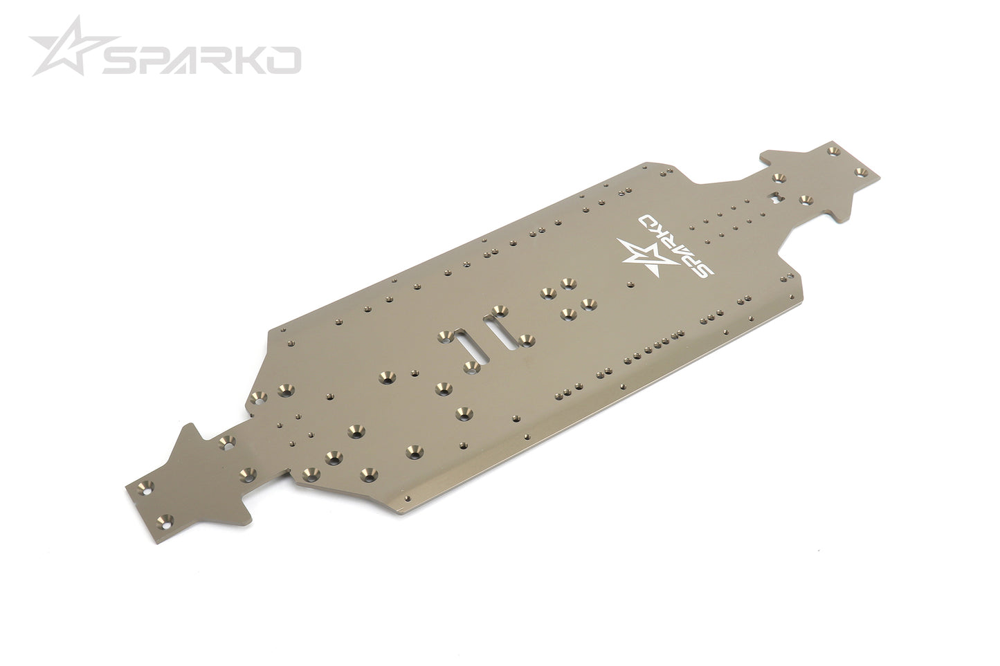 Sparko F8TE Truggy 7075 Aluminum Chassis (Hard Anodizing)