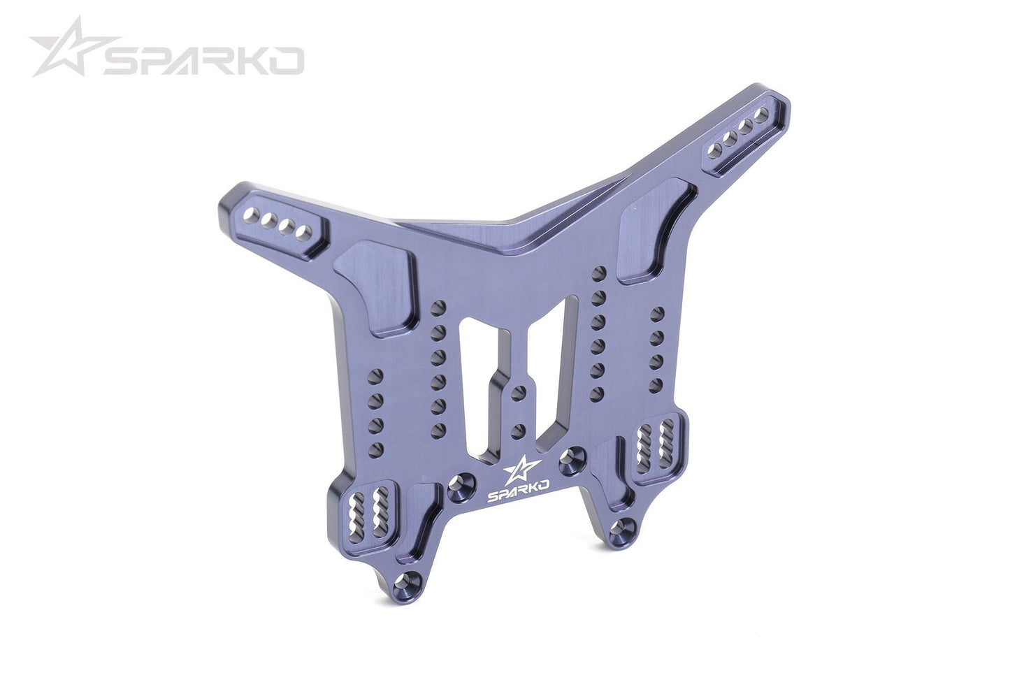 Sparko F8T Truggy 7075 Aluminum Rear Shock Tower (Dark Blue)