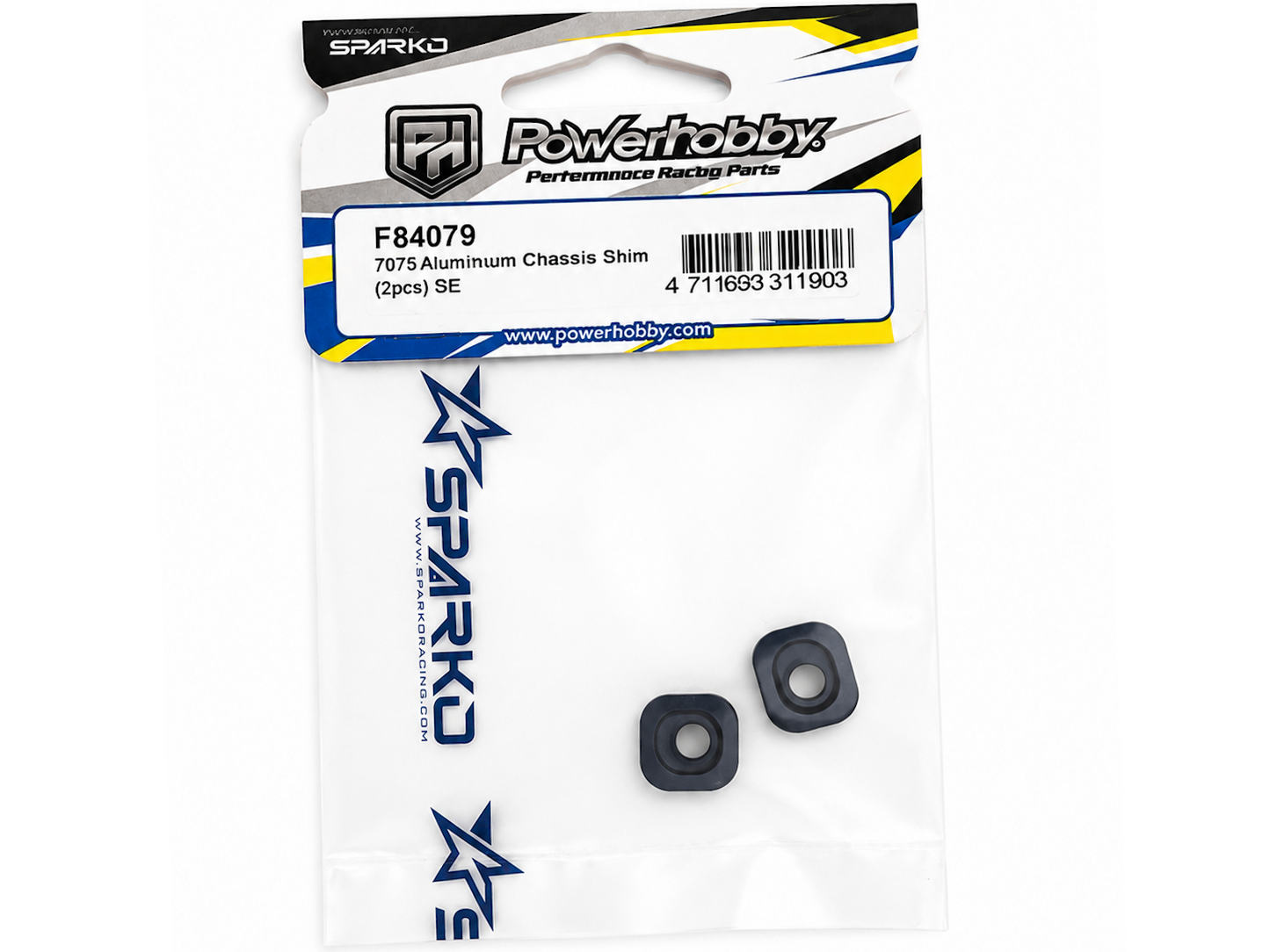 Sparko F8 Nitro SE 7075 Aluminum Chassis Shim (2)