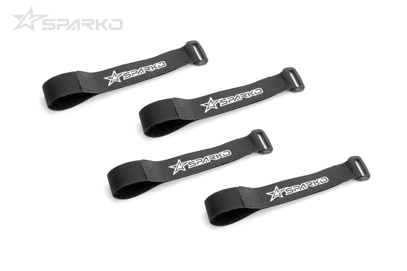 Sparko F8E Hook & Loop Battery Straps 7.4V 4pcs | PowerHobby