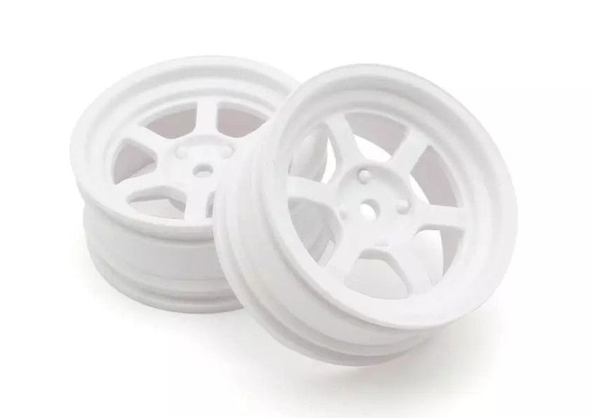 Kyosho FAH709W RAYS TE37V Wheel Offset 5mm (FZD2/White/2pcs)