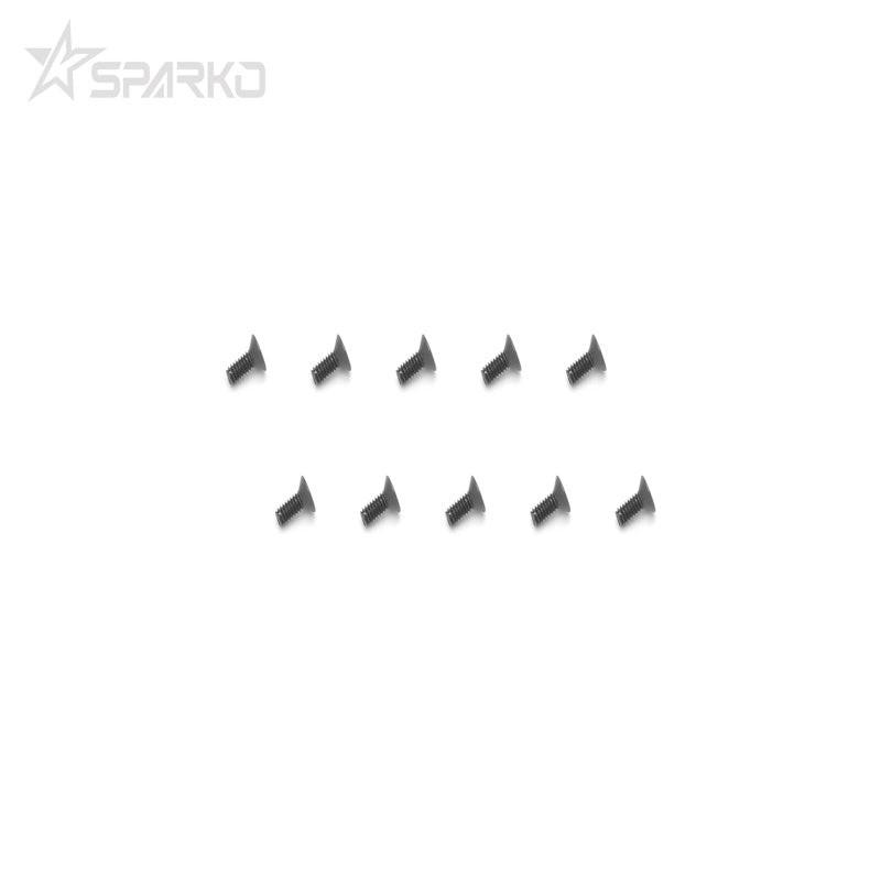 Sparko F8 Flat Screw M2.0x4.6mm 1.5 Hex (10pcs)