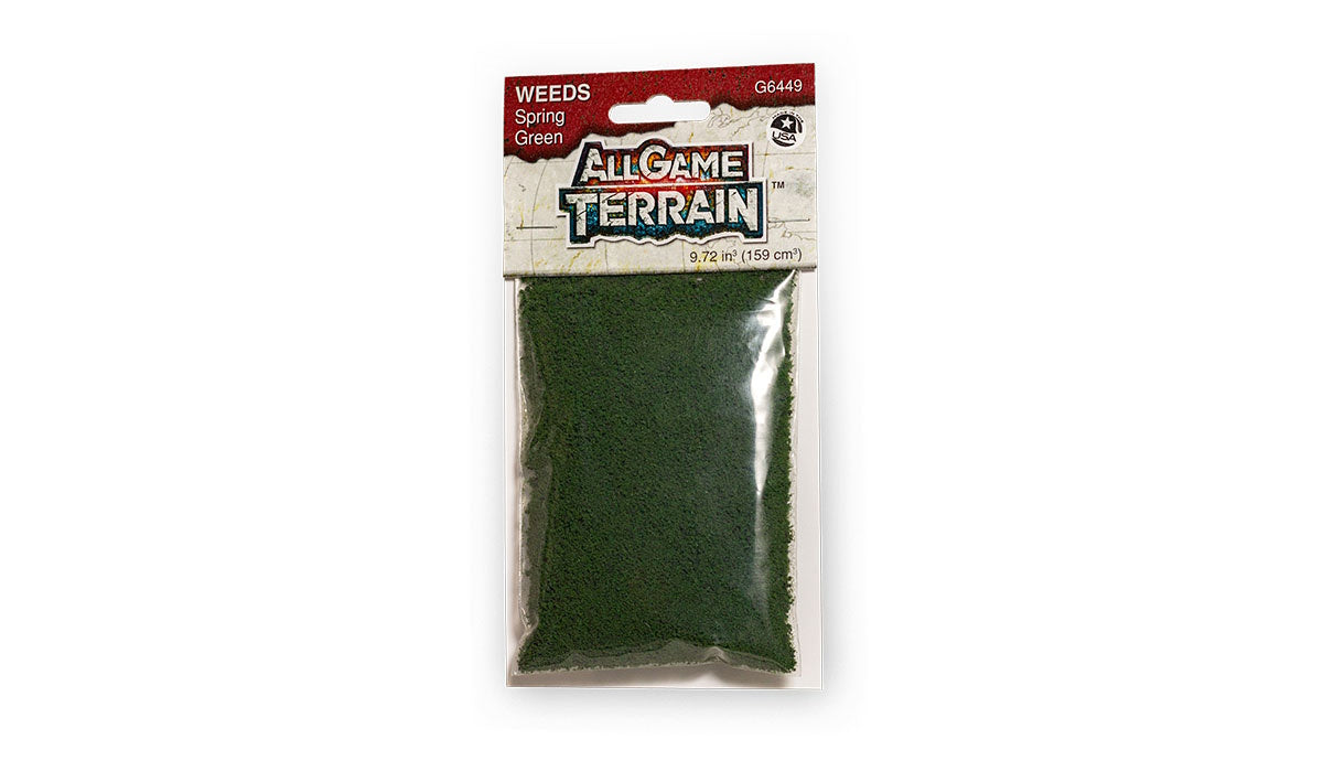 Woodland Scenics G6449 All Game Terrain WeedS Spring Green