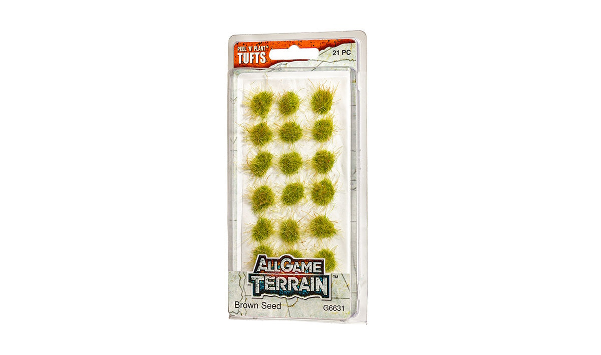 Woodland Scenics G6631 All Game Terrain Peel 'n' Plant Tufts Brown Seed