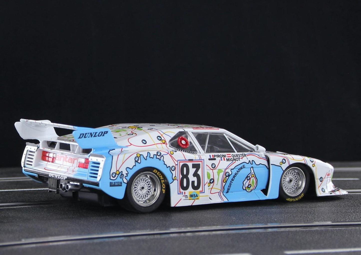 Racer Sideways BMW M1 Turbo Group 5 Carte de France LM 1980 1/32 Slot Car HC11
