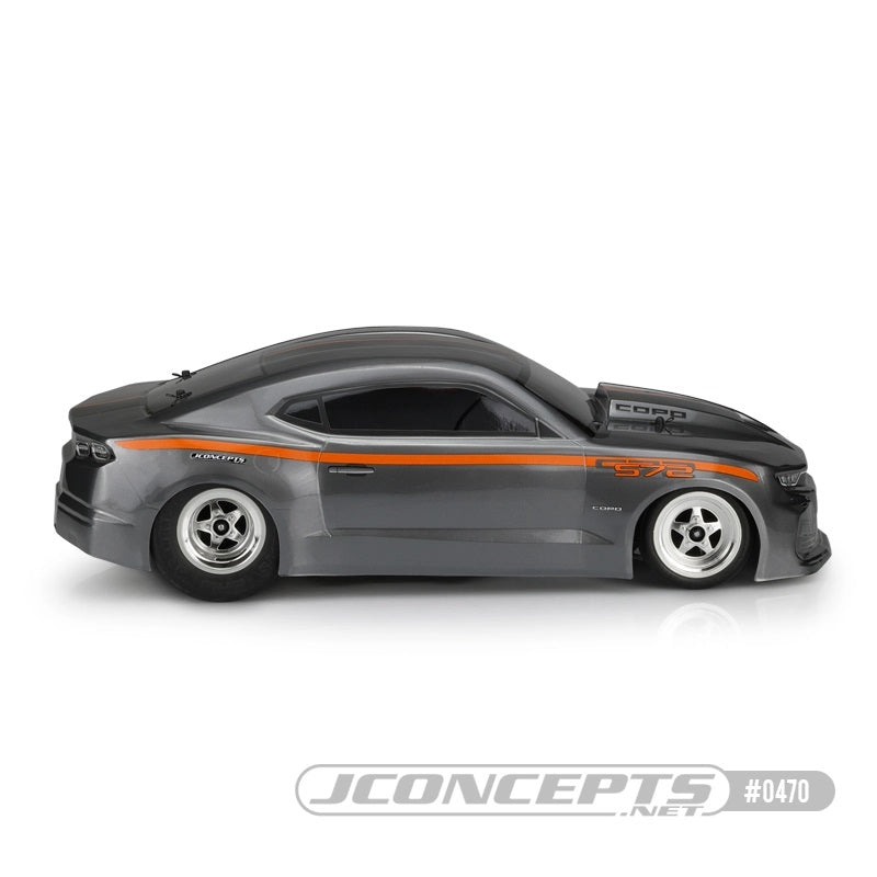 Jconcepts 2022 Chevrolet Copo Camaro Clear Body DR10 DR10M Drag Slash