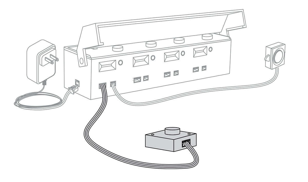 Woodland Scenics JS6957 Just Plug Push Button Trigger