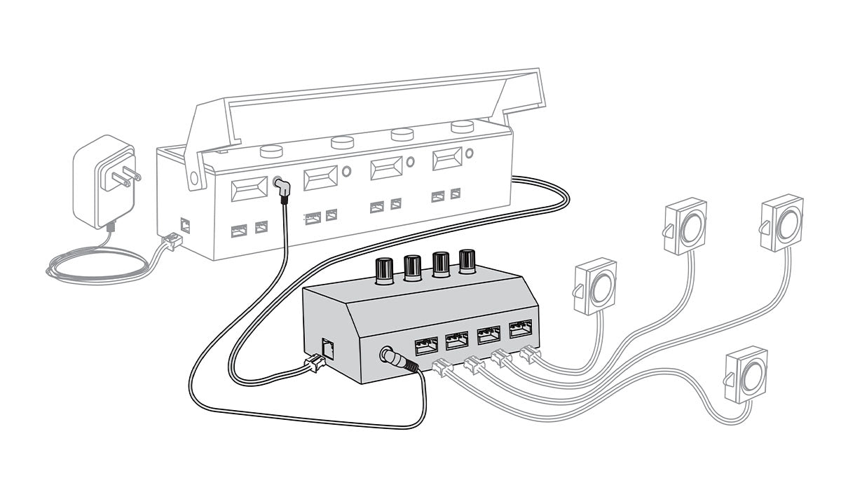 Woodland Scenics JS6962 Just Plug Stereo Splitter, detail view