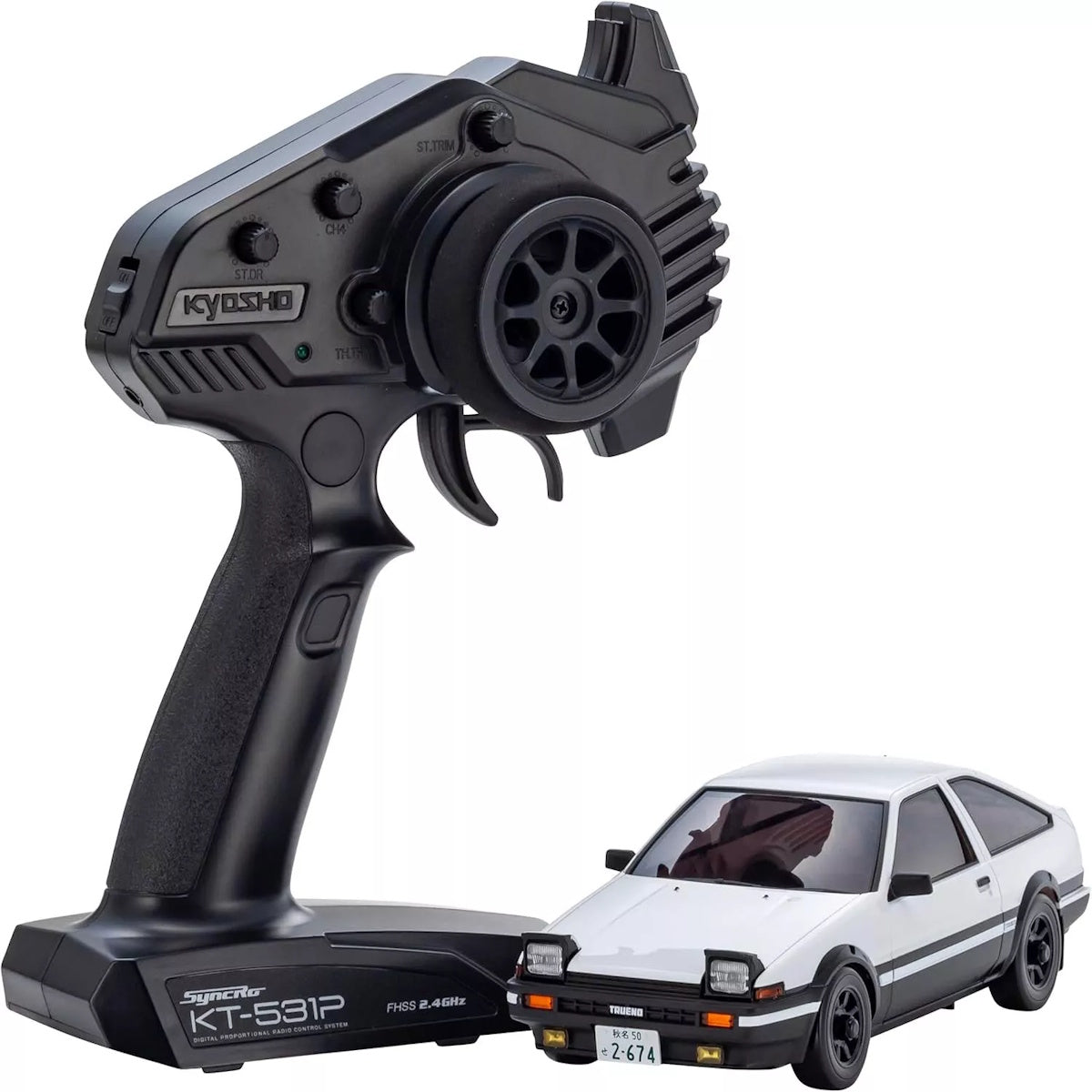 Kyosho MINI-Z AWD Toyota SPRINTER TRUENO AE86 INITIAL D 32651ID