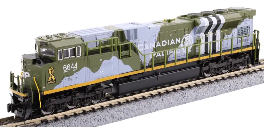 Kato 176-8540 N SD70ACU CP Military Heritage #6644 (D-DAY) Locomotive DCC Ready