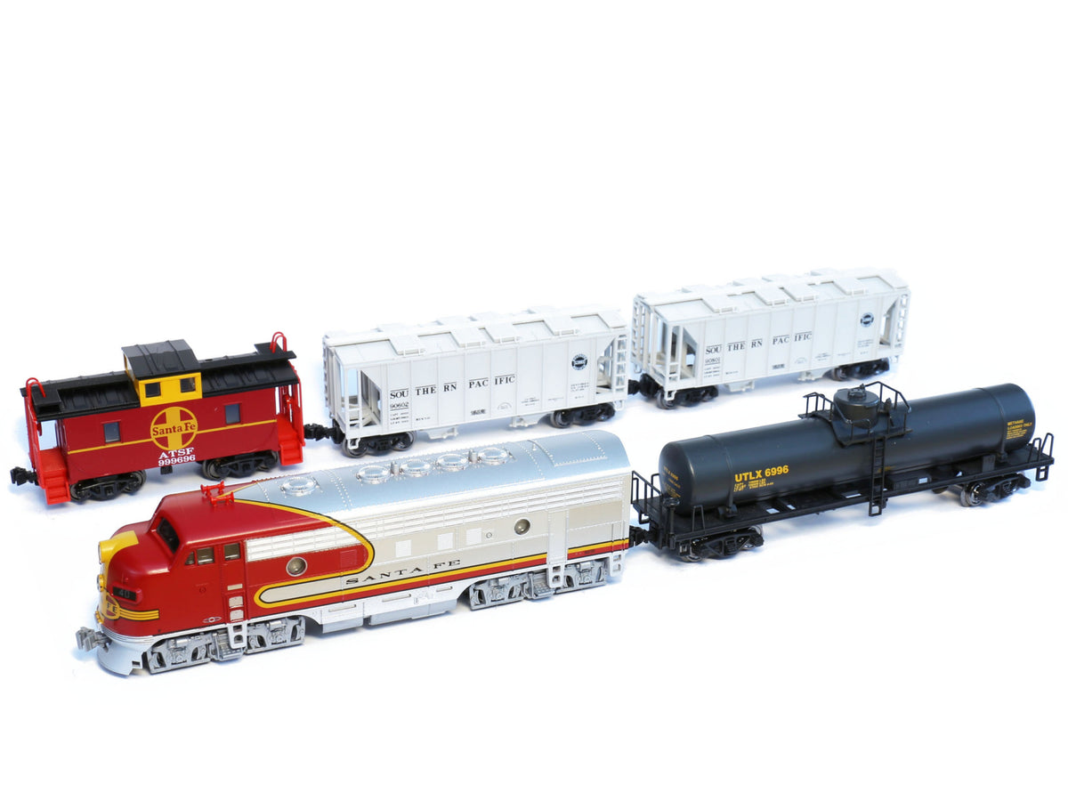 KATO 106-0049 N Scale Santa Fe AT&SF F7 Freight Train Starter Set