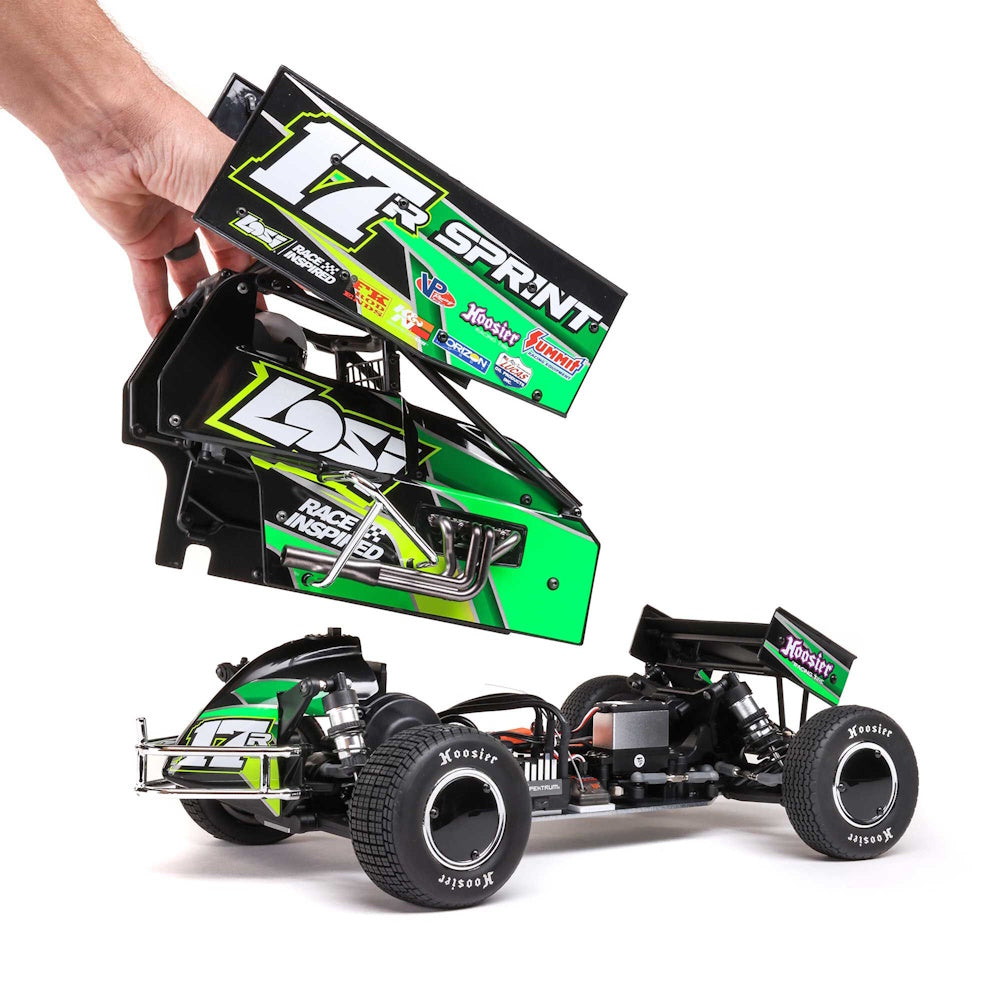 Losi LOS-1387T2 1/10 22S Sprint 2WD RTR, Green