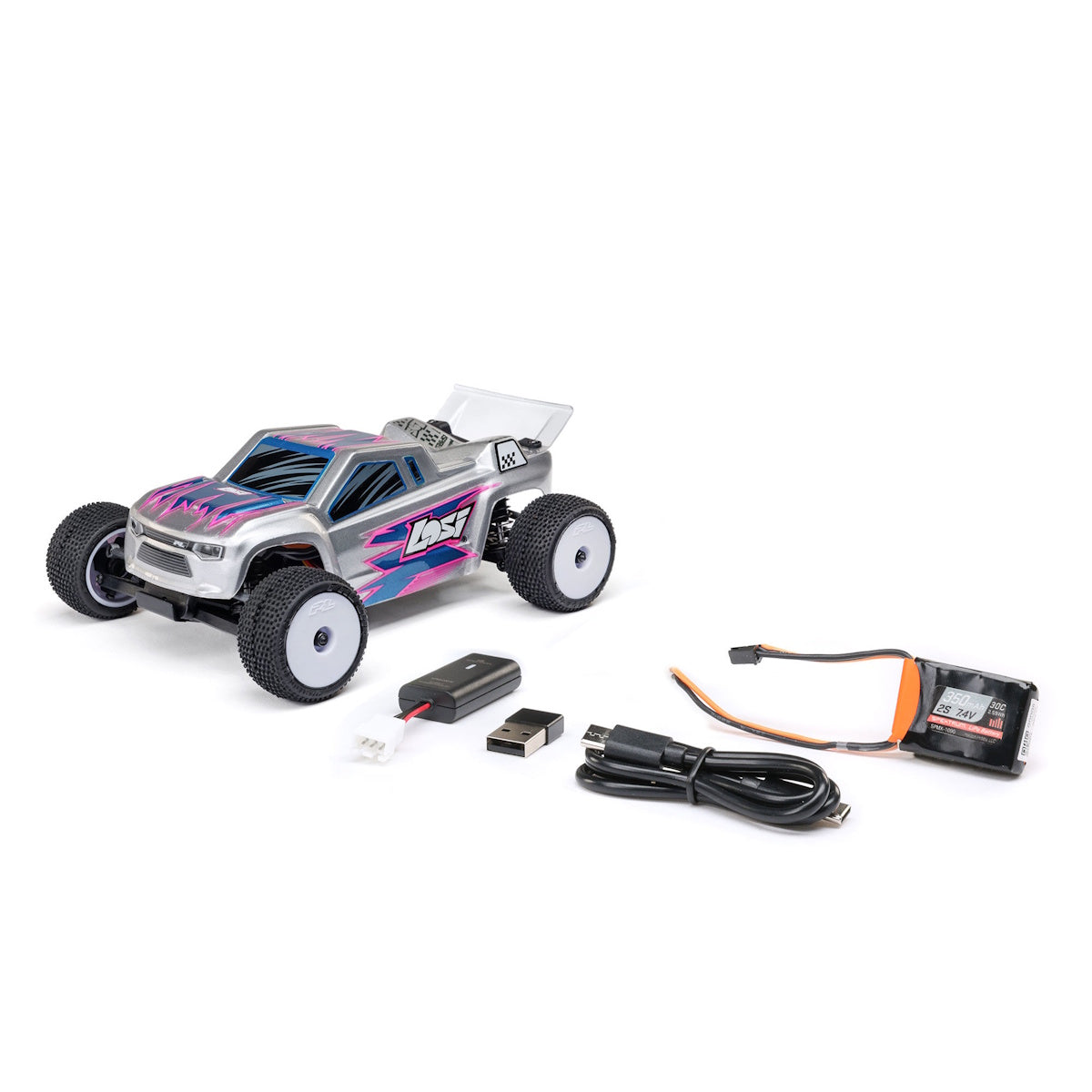 Losi LOS-1392T2 1/28 Micro-T 2WD RTR RC Stadium Truck