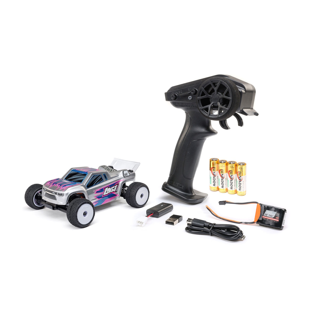 Losi LOS-1392T2 1/28 Micro-T 2WD RTR RC Stadium Truck