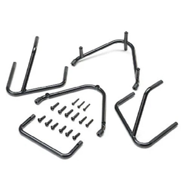 Losi LOS-1898 Bumper Set, Black: 22S Sprint