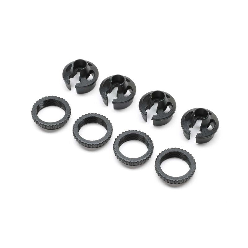 Losi LOS-2411 Shock Spring Cup & Collar Set: 22S