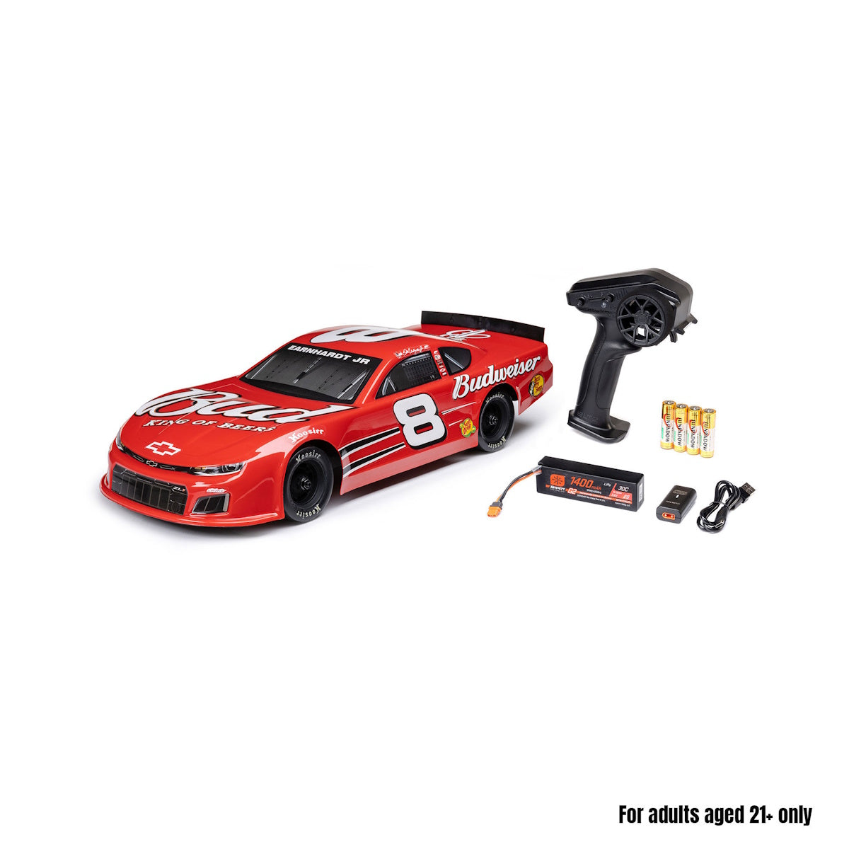 Losi LOS-3104T2 1/12 Asphalt Late Model RC Race Car Dale Earnhardt Jr. No. 8 Red