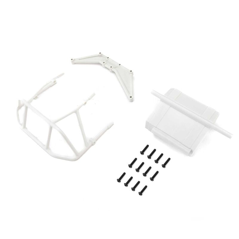 Losi Rear Bumper Set White 1/10 22S Dirt Late Model LOS-4242.