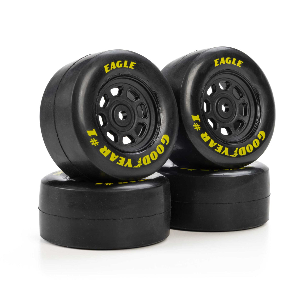 Losi LOS-4566 Goodyear Eagle Gen 4 Mounted Tires Stock (4) NASCAR GROM