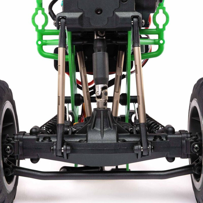 Losi (LOS01026T1) 1/18 Mini LMT 4X4 Brushed Monster Truck RTR Grave Digger GREEN - PowerHobby