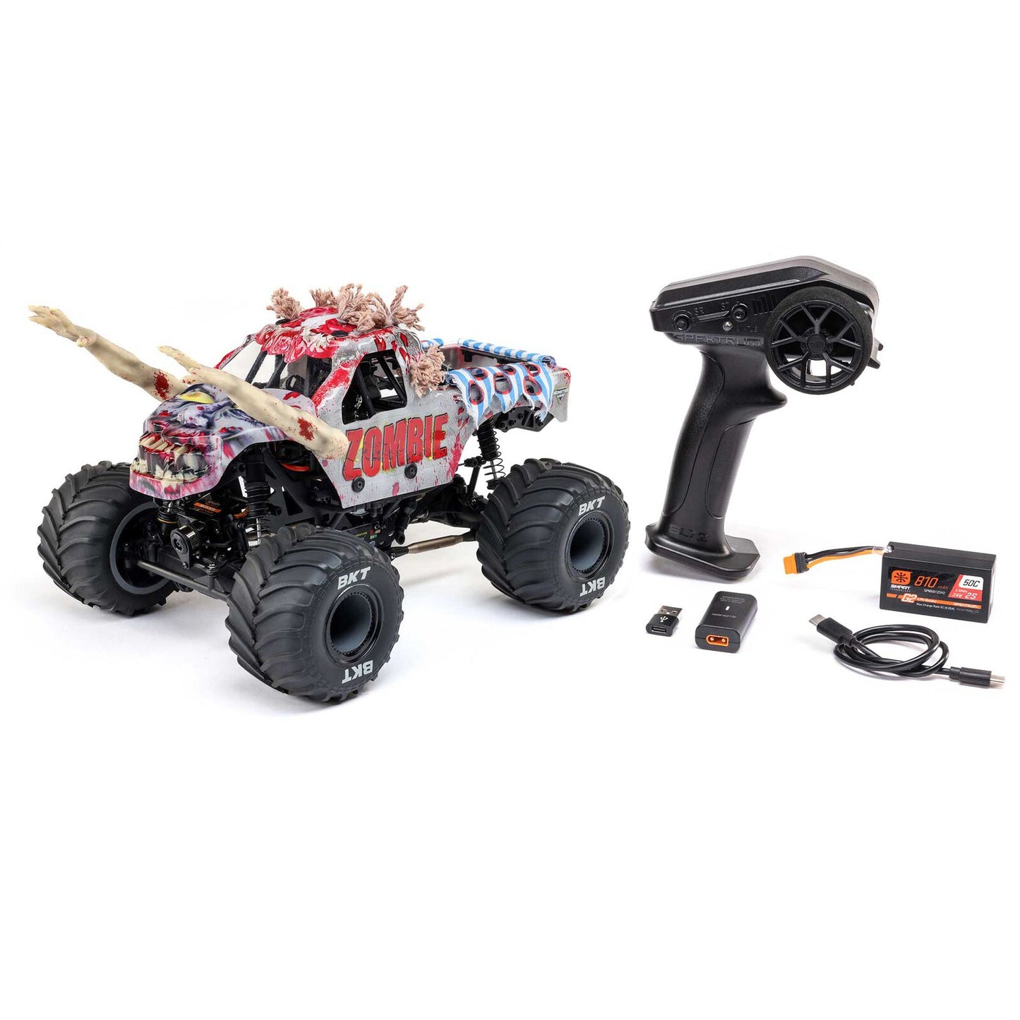 Losi 1/18 Losi Mini LMT Zombie Monster Truck (Battery & Charger Included)