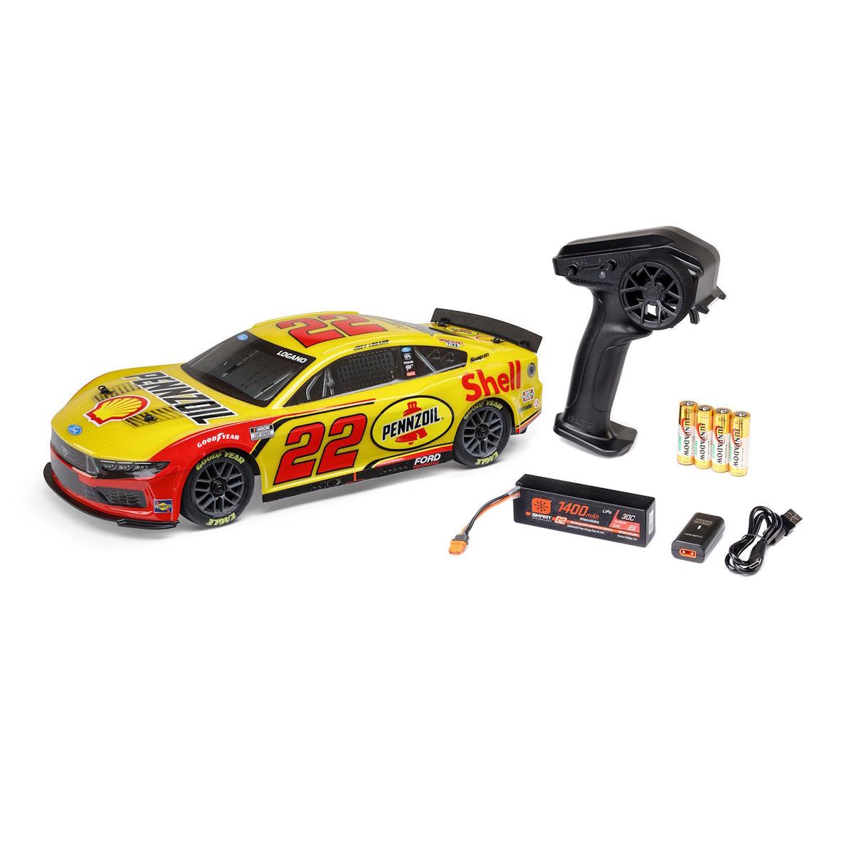Losi 1122522 - 1/12 2025 Ford Mustang NASCAR 2S AWD RTR Brushed On-Road RC