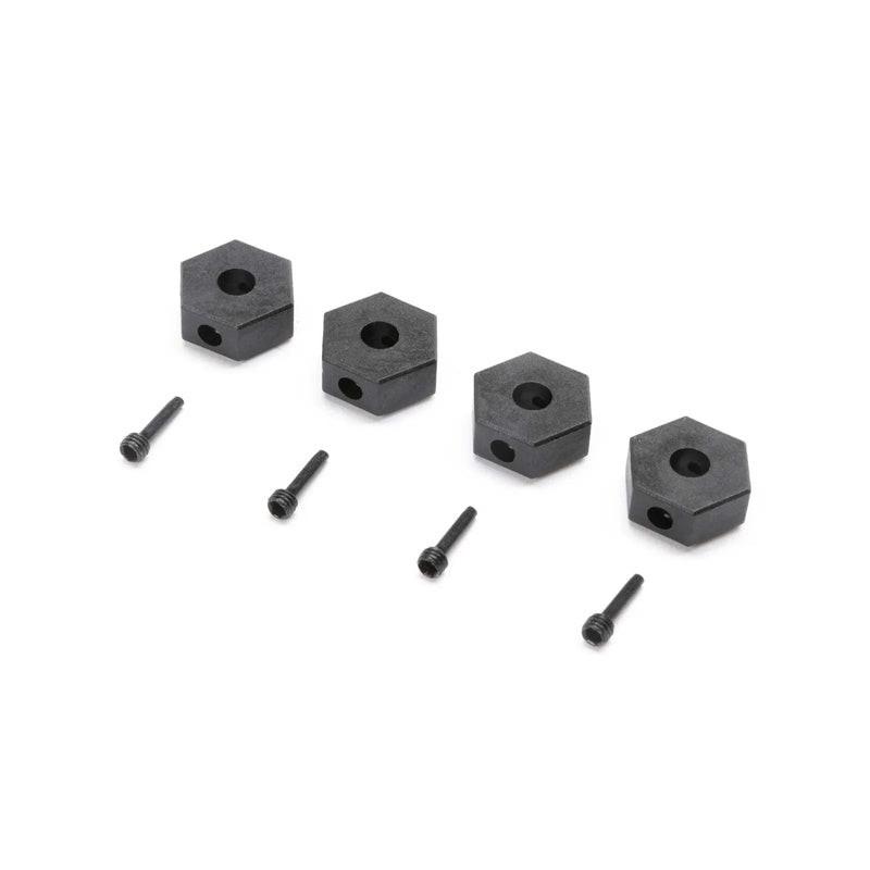 Losi LOS212050 12mm Wheel Hex and Screwpin 4 Mini LMT - PowerHobby