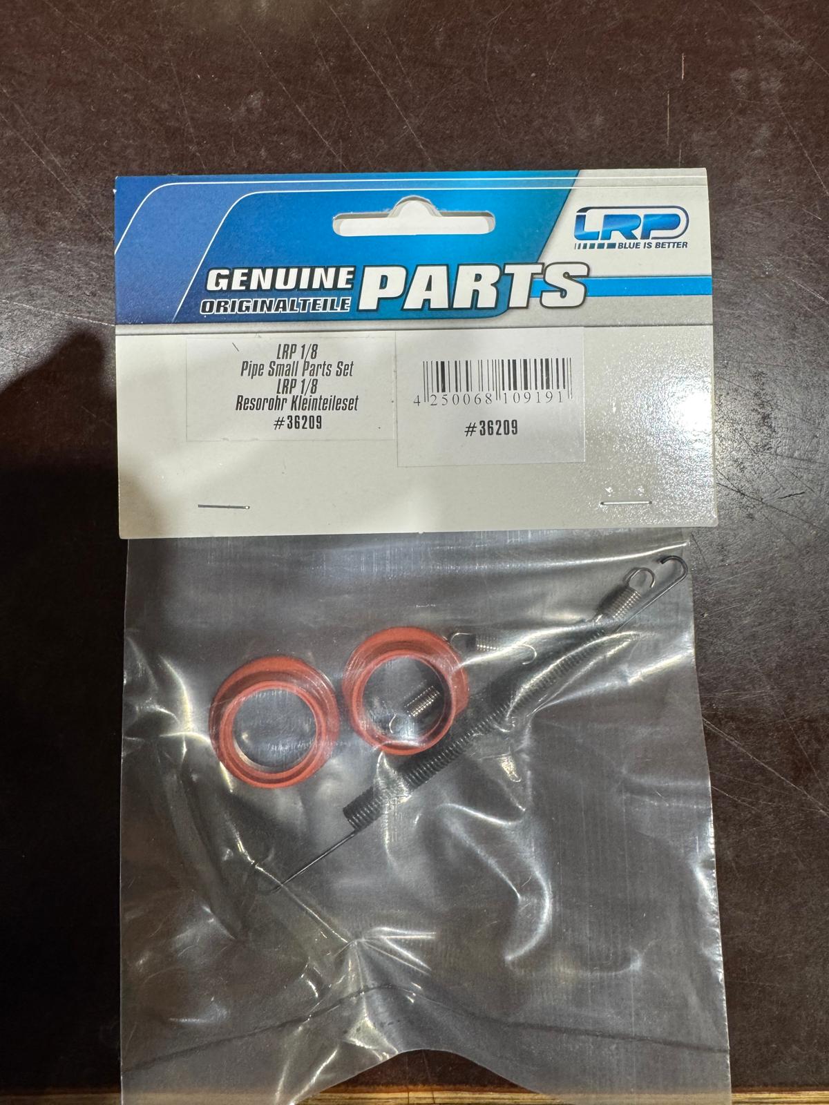 LRP 36209 1/8 Exhaust Gasket & Spring Set