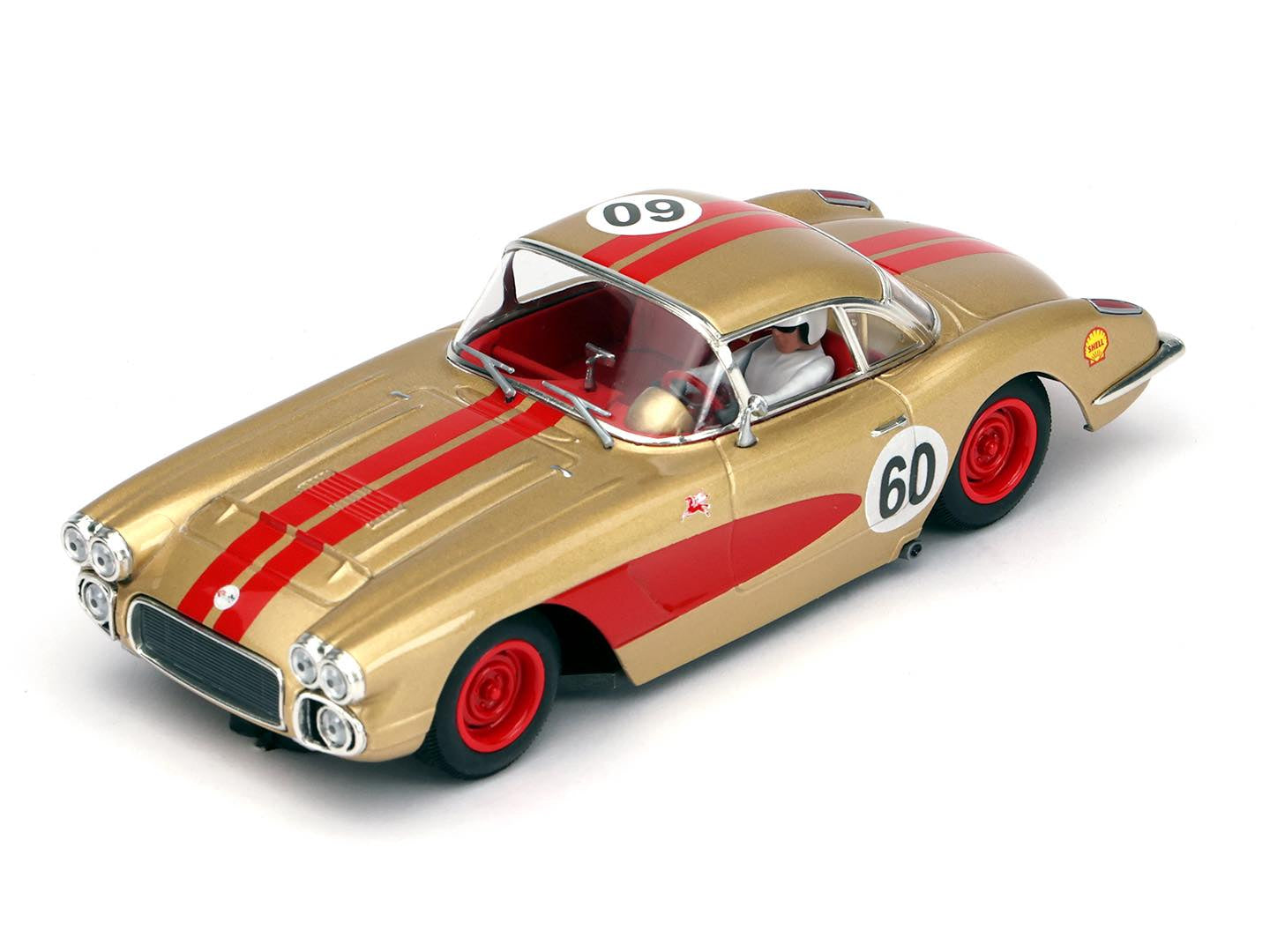 MR Slotcar Chevy Corvette C1 RAC Trophy Race 2010 1/32 Slot Car MR1503