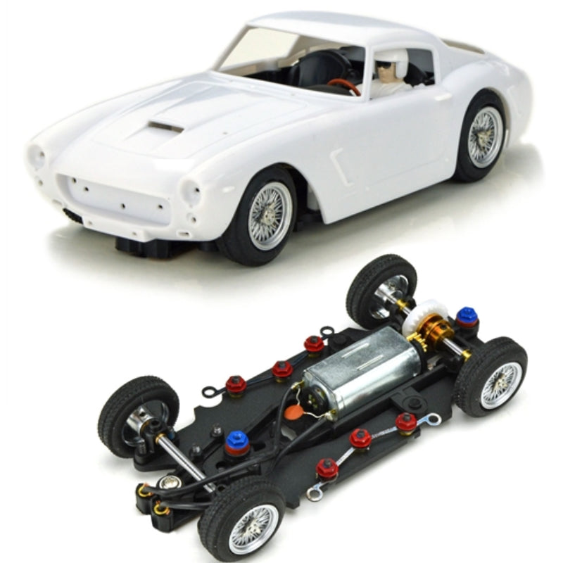 MR Slotcar Ferrari 250 GT SWB White Kit 1/32 Slot Car MR1521 MRSlotCar F250.